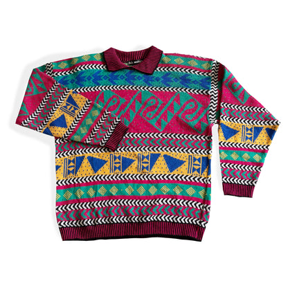 Vintage B. B. Waters, 90's Bold Patterned Sweater