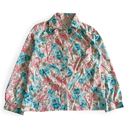 Vintage Floral Button Down Shirt
