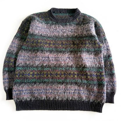 Vintage Fair Isles Style Sweater