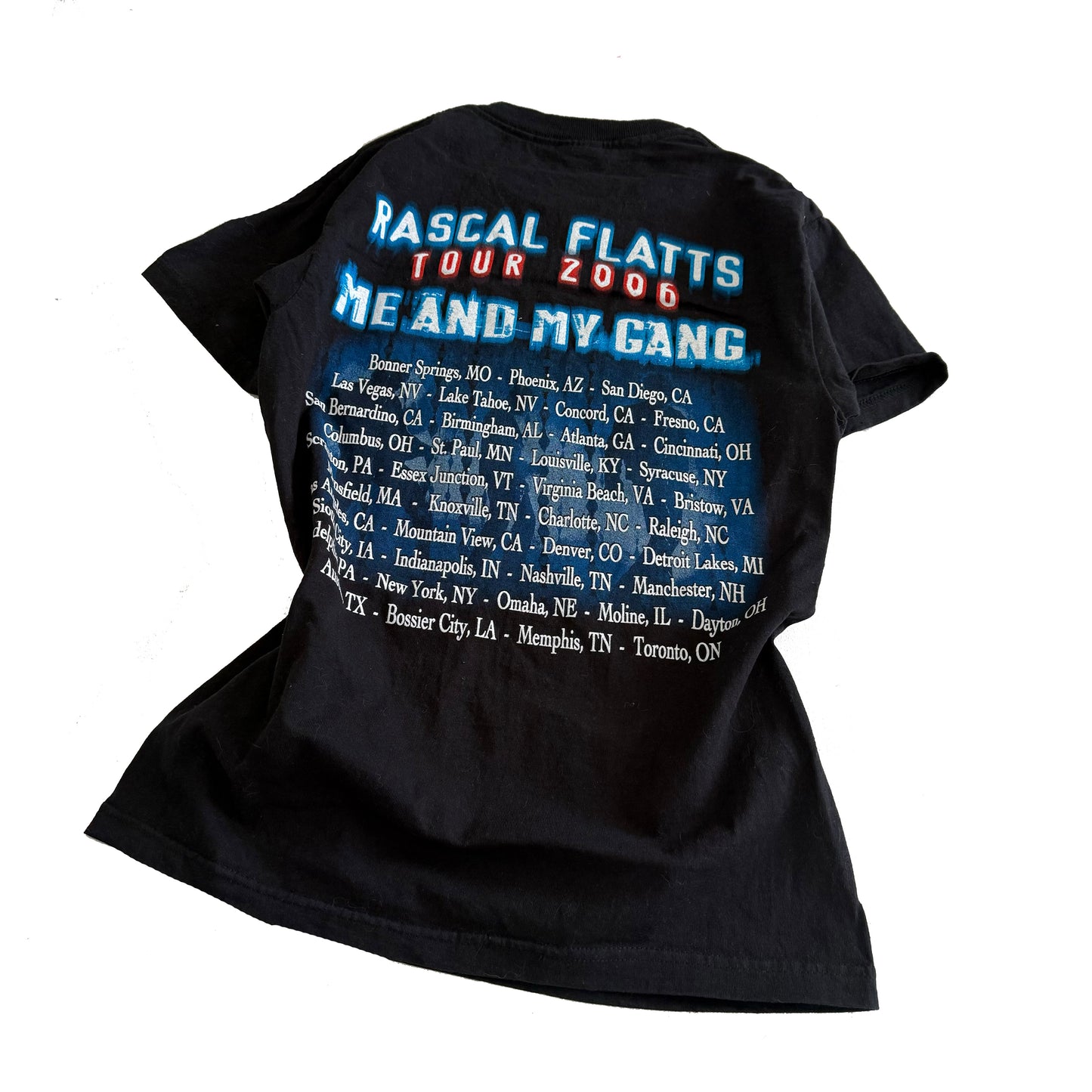 Secondhand Rascal Flatts, Me and My Gang Tour T-Shirt
