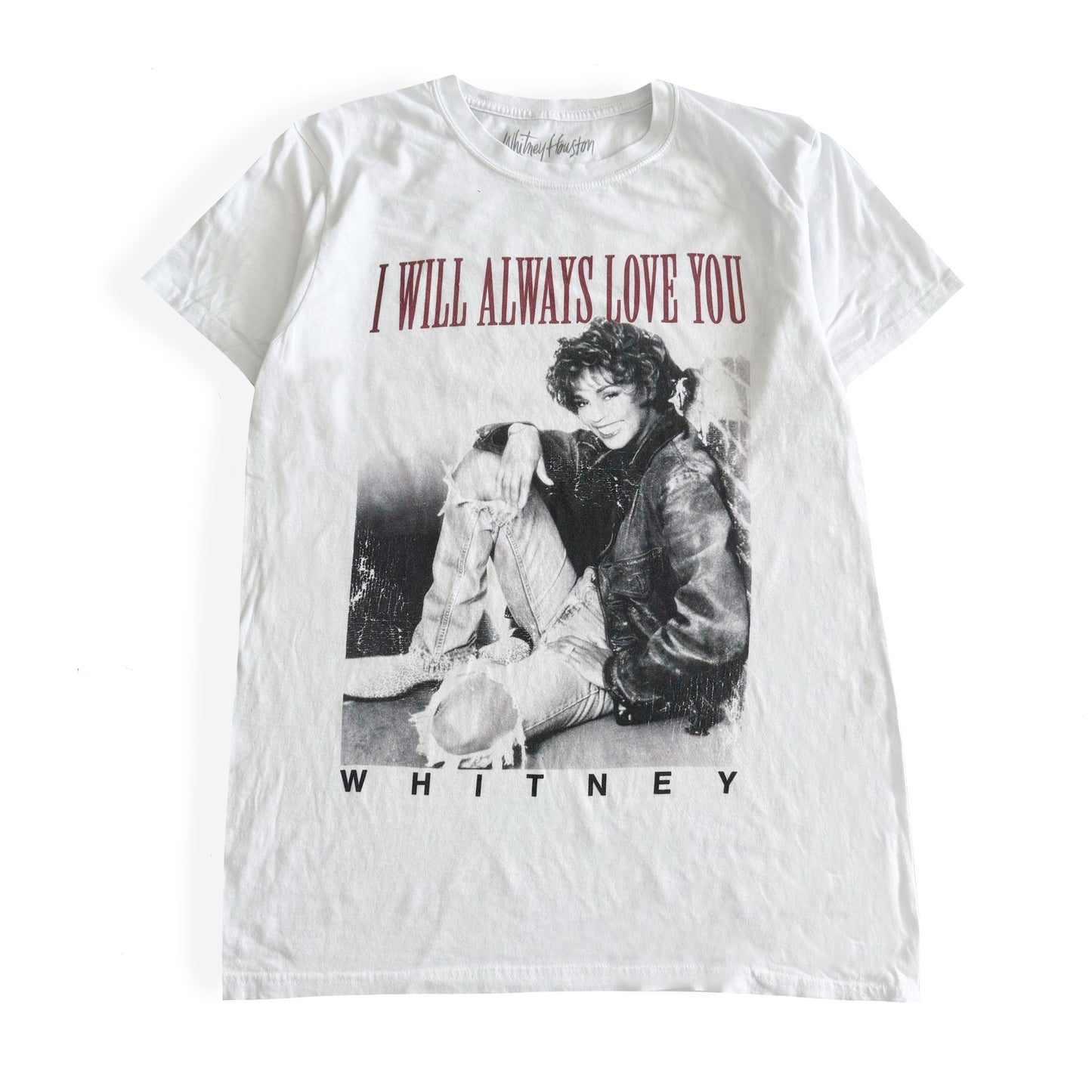 Secondhand Whitney Houston, I Will Always Love You T-shirt