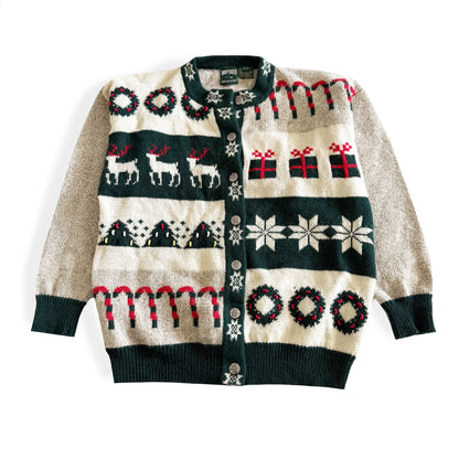 Vintage Northern Reflections, Christmas Holiday Wool Blend Sweater
