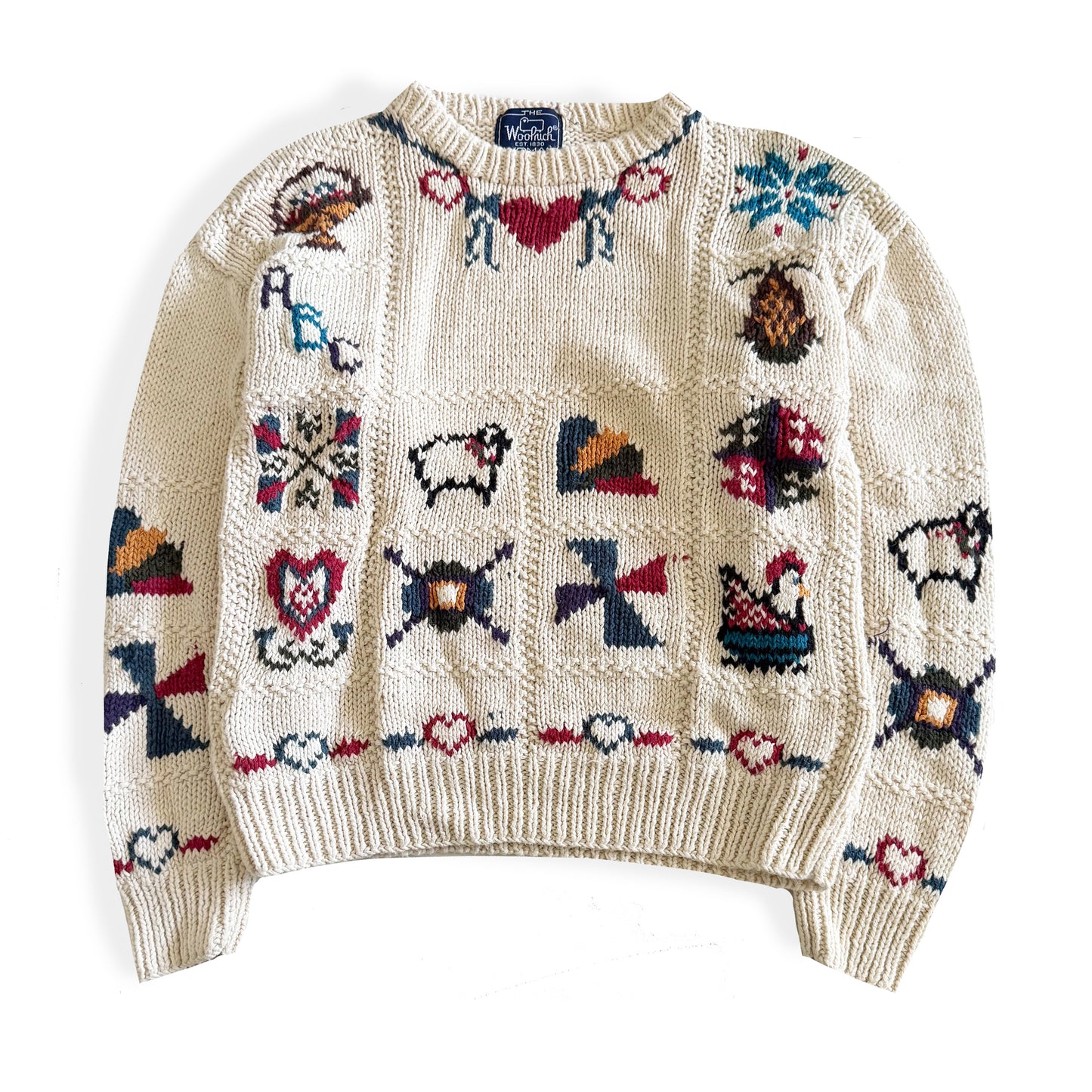 Vintage Woolrich, Heart & Sheep Sweater