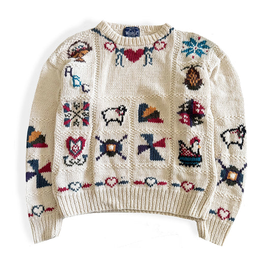 Vintage Woolrich, Heart & Sheep Sweater