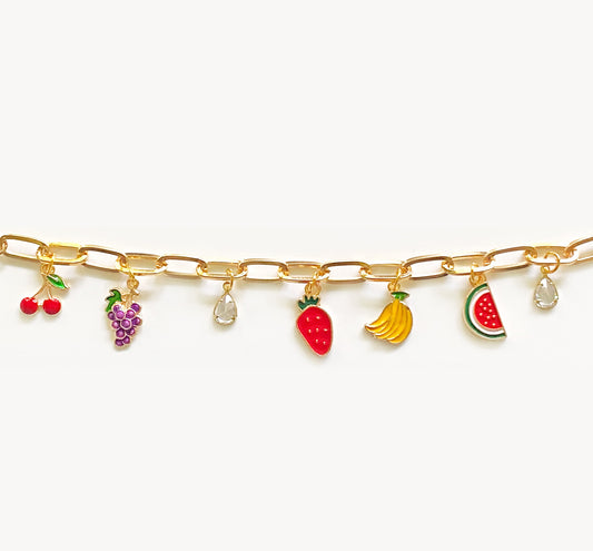 Handmade Charm Bracelet Y2K Fruit Style