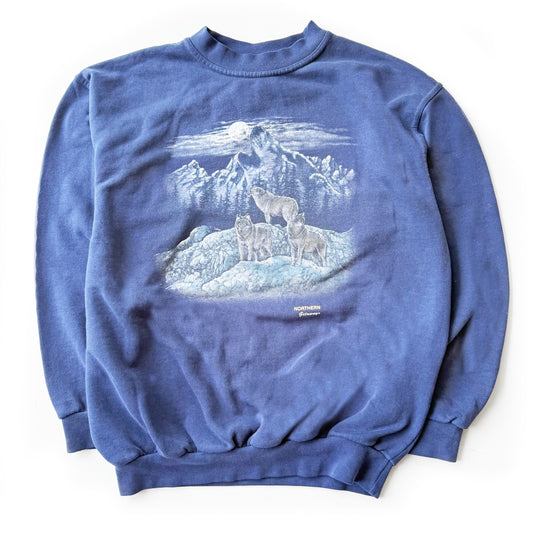 Vintage Northern Getaway, Wolf Sweatshirt
