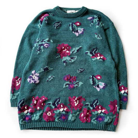 Vintage Northern Reflections, Floral Sweater
