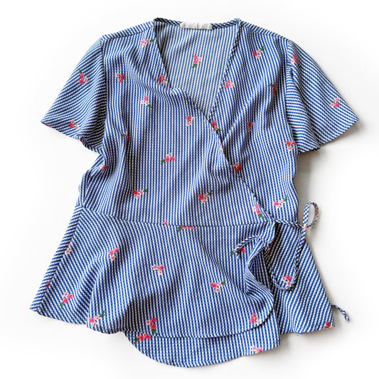 Secondhand Poison Ivy, Gingham Wrap Shirt