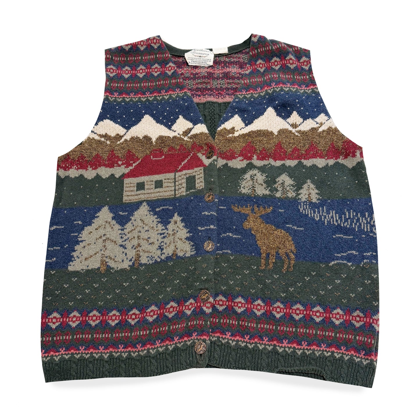 Vintage Northern Treasures, Moose & Mountain Vest
