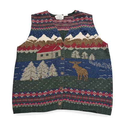 Vintage Northern Treasures, Moose & Mountain Vest