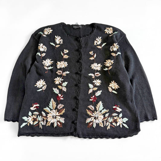 Vintage Nonpareil, Floral Cardigan
