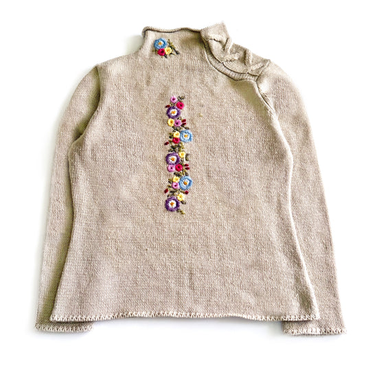 Vintage Jiayang, Floral Sweater