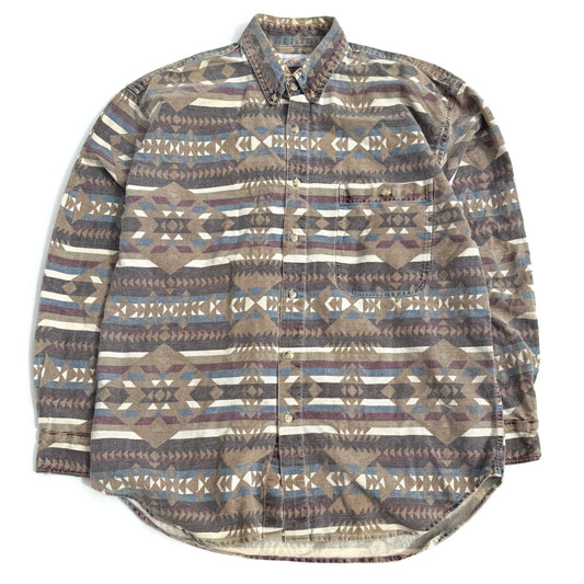 Vintage Northwoods, Aztec Button Down Shirt