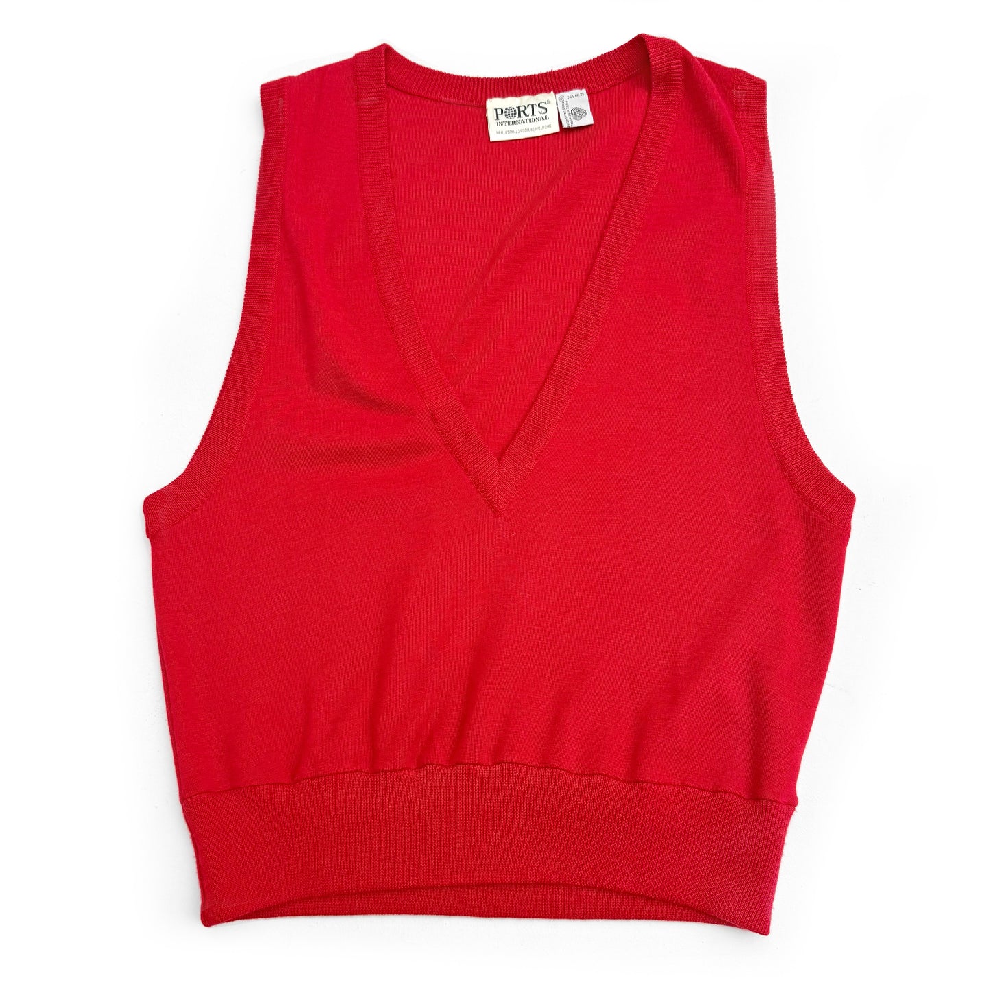 Vintage Ports International, Wool Sleeveless Top