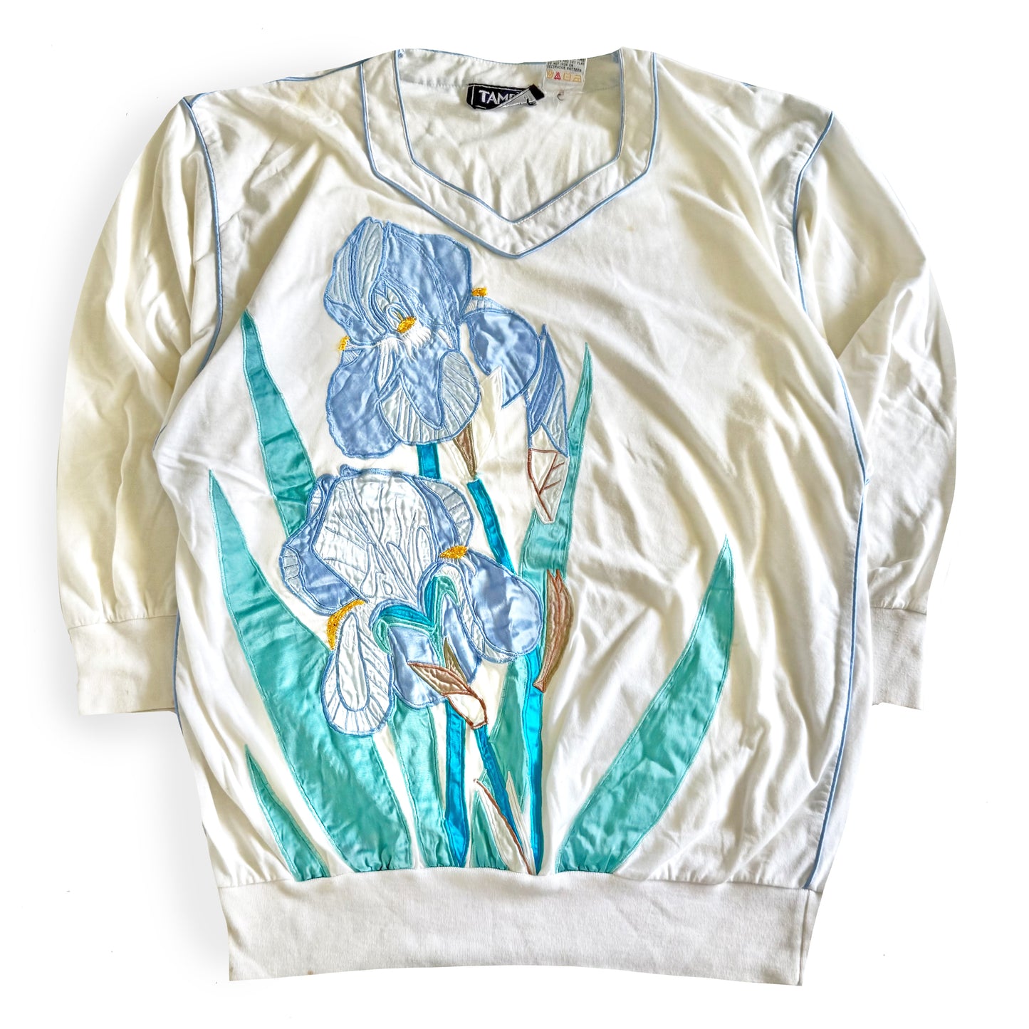 Vintage Tamra, Blue Iris Top