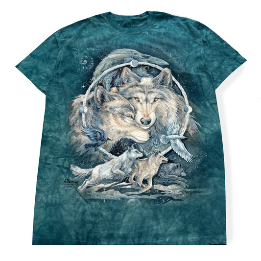Secondhand The Mountain, Wolf & Raven Moon Cycles T-Shirt