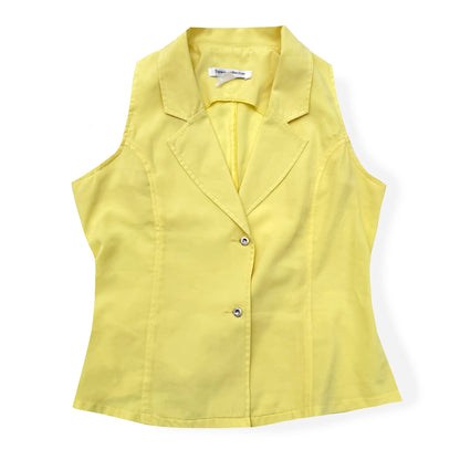 Vintage Topwin, Yellow Sleeveless Shirt