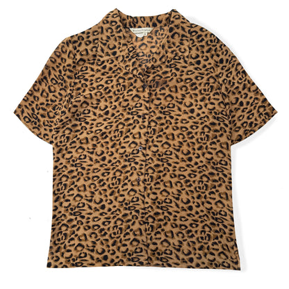 Vintage Bianca Nygard, Animal Print Button Down Short Sleeve Shirt