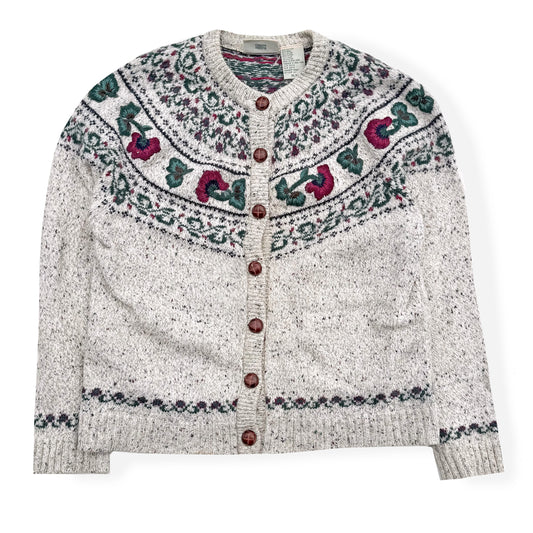 Vintage Northern Reflections, Wool-Blend Cardigan