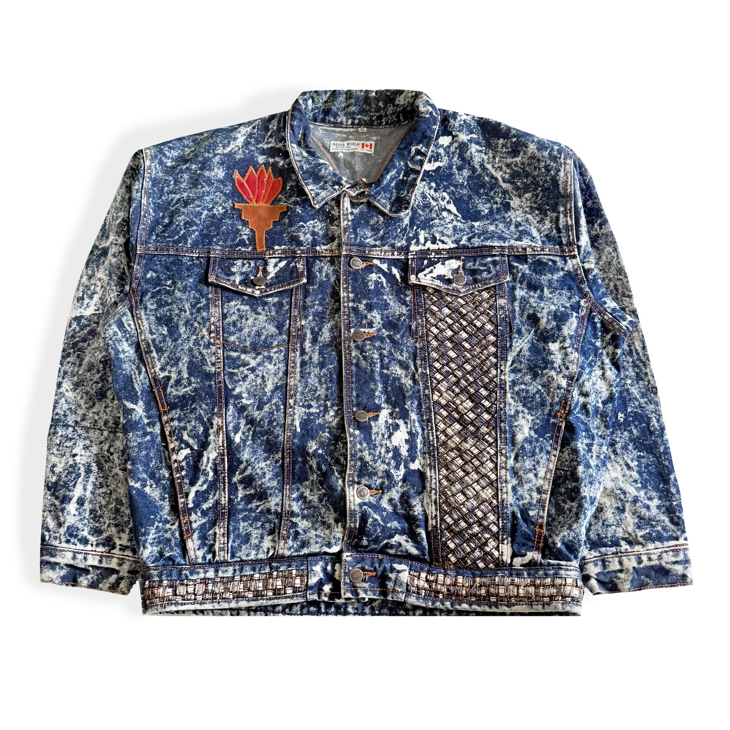 Vintage Acid Wash Denim Jacket