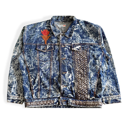Vintage Acid Wash Denim Jacket