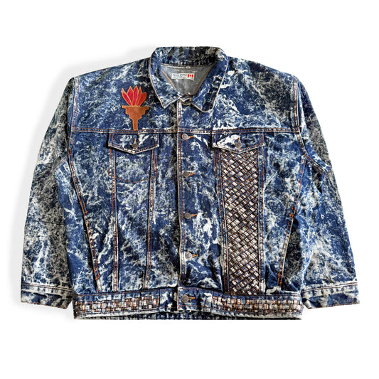 Vintage Acid Wash Denim Jacket