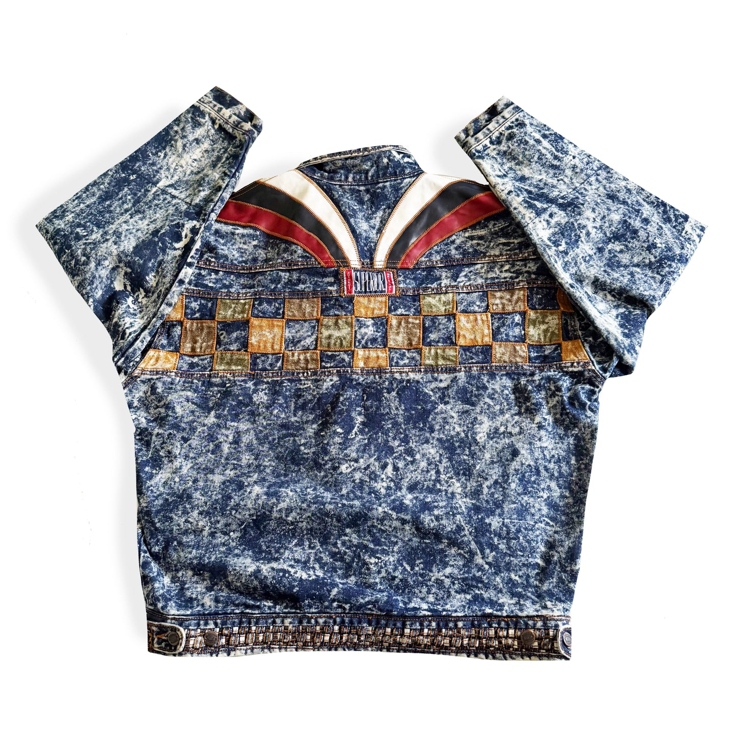 Vintage Acid Wash Denim Jacket