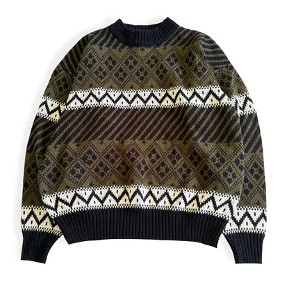 Vintage Fellini, 1990's Style Grandpa Sweater