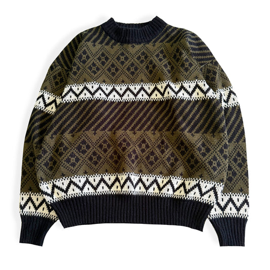 Vintage Fellini, 1990's Style Grandpa Sweater