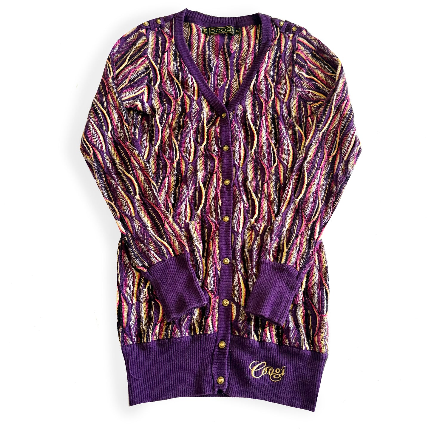 Vintage Coogi, Long Cardigan or Sweater Dress